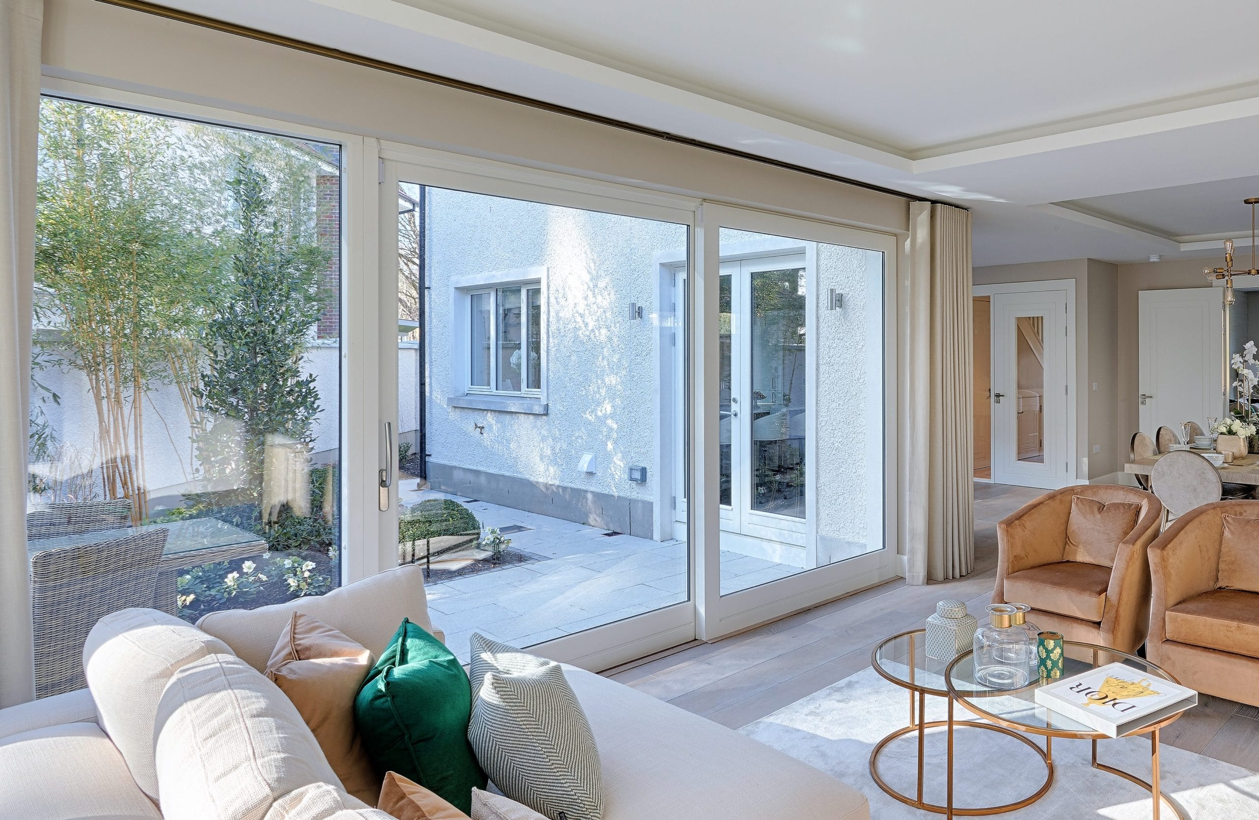 Modern sliding glass system